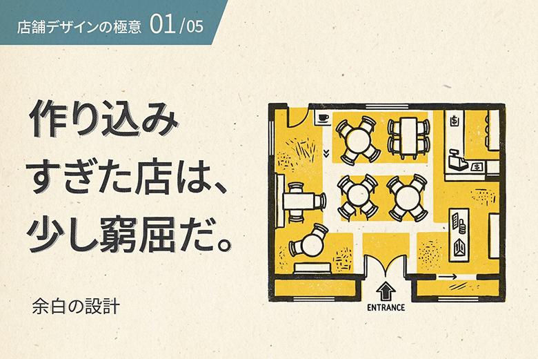 京都で長く続く店の余白のある空間づくりを解説