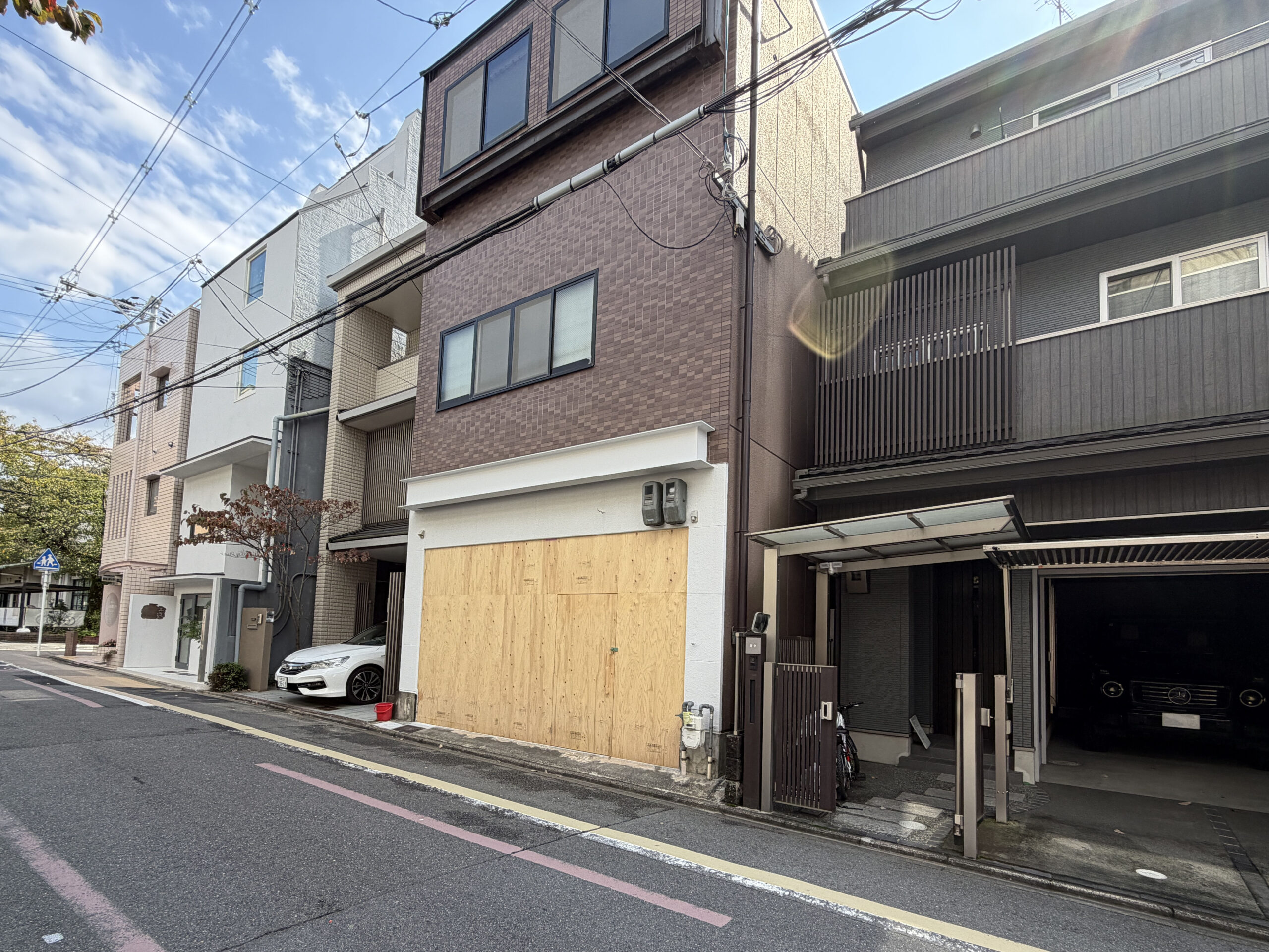 工事完了後の建物全景